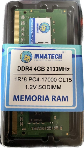 Memoria Ram Ddr4 4gb 2133 Inmatech