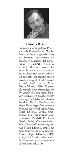 Imagen 3 de 3 de Estallidos De La Voz. Antropología Voces. David Le Breton