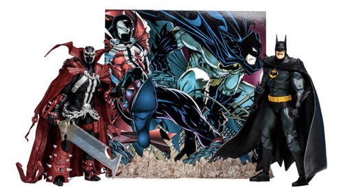 Mcfarlane Dc Multiverse Batman Y Spawn Edicion Autografiada
