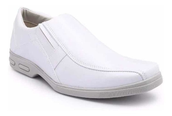 sapato branco enfermagem masculino