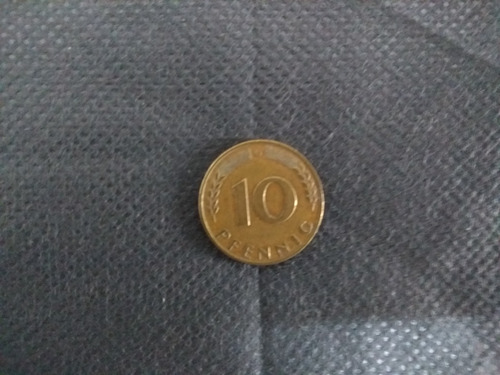 Moeda 10 Pfennig Alemanha 1950