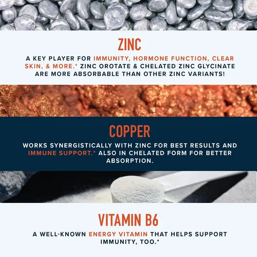 Microperlas De Suplemento De Zinc Para Apoyo Inmunológico Y