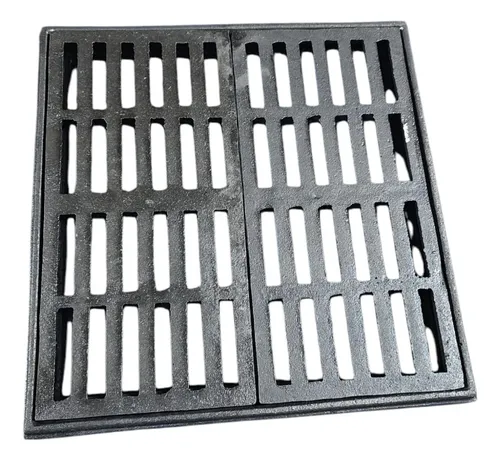 Rejilla Reja Patio Fundición Hierro Desagüe 40 X 40