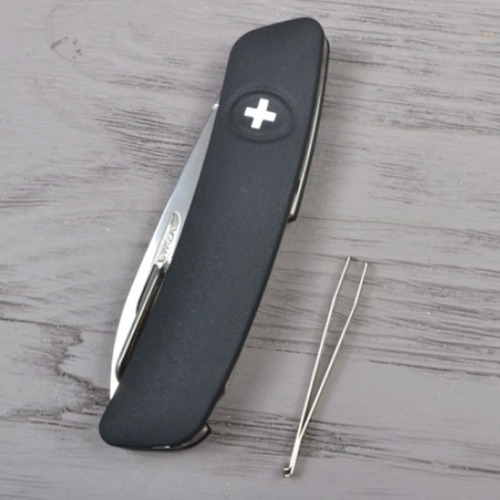 Navaja Suiza Swiza Standard D02 6 funções pretas