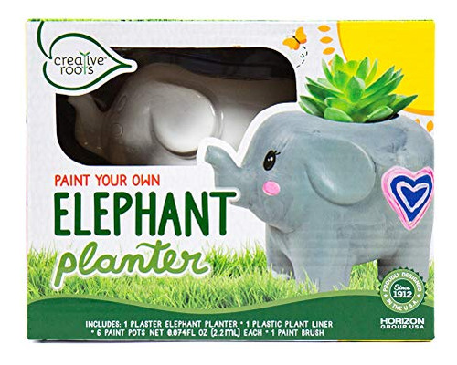 Kit Para Pintar: Elefante Incluye Pinturas Acrilicas