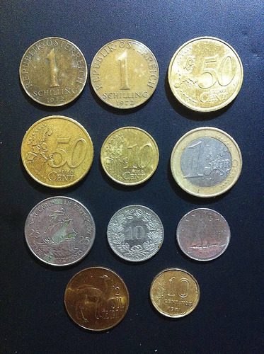 Monedas Austria, Irlanda, Bélgica, Luxemburgo 11 Etc....