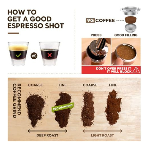 Cápsulas Rellenables De Acero Inoxidable, Cápsulas De Café R