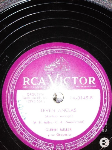 Pasta Glenn Miller Orquesta Rca Victor W C108