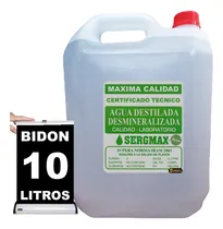 Comprar Bidón X 10lt Agua Destilada Ultrafiltrada Desionizada Oferta