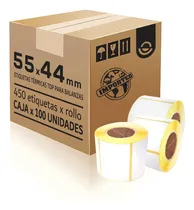 Comprar Rollos Etiquetas Térmicas Top Balanzas 55x44 450 Etiq X 100u