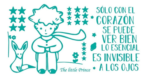 El Principito Decoración En Vinil Adhesivo Para Dormitorio 