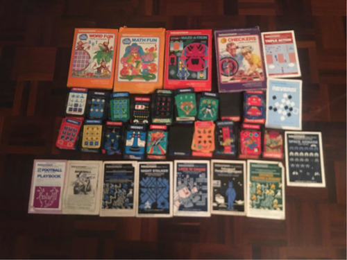 Lote De Juegos Vintage De Intellivision. Mattel Originales