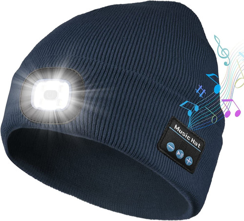 Gorro Con Bluetooth Con Luz Y Micrófono Talla Única