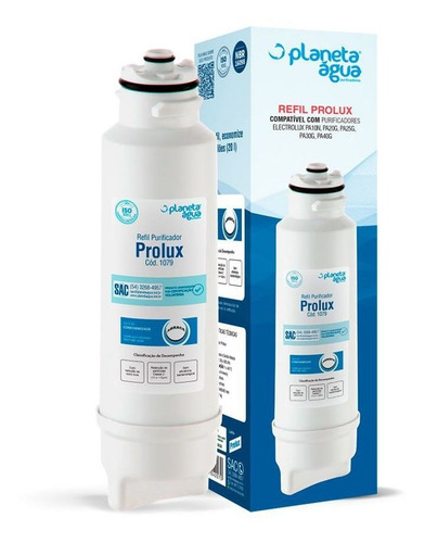 Kit Com 2 Refis Purificador De Água Electrolux Pa1on. Pa20g