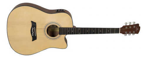 Violao Aço Eletrico Michael Vmf400 Sitka St + Capa