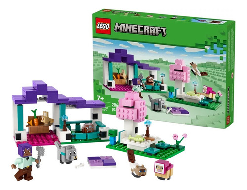 Lego® Minecraft® El Santuario De Animales 206 Pzs