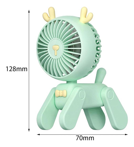 Portable Table Fan With Shape For Desktop Use