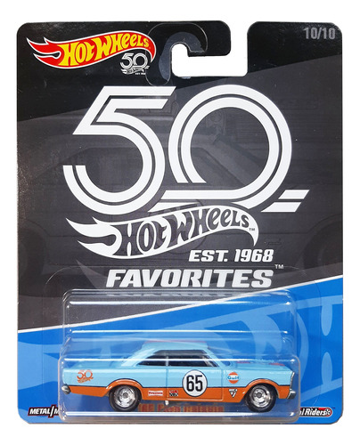 Hot Wheels Favoritos 50 Aniversario. '65 Ford Galaxie