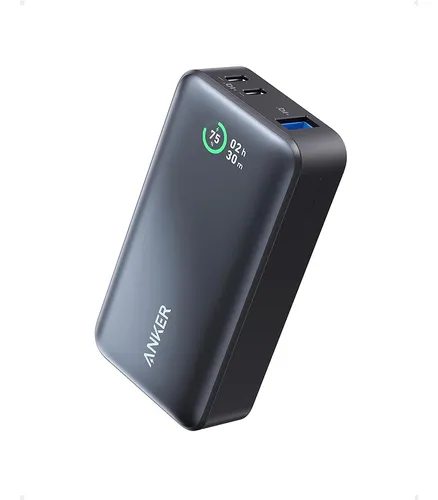 comprar Power Bank Anker Cargador portátil Power IQ 3.0 con Salida máxima PD de 30 W PowerCore 30 W batería de 10,000 mAh para iPhone 17 Series MacBook DELL Microsoft Surface iPad Pro y Más Negro