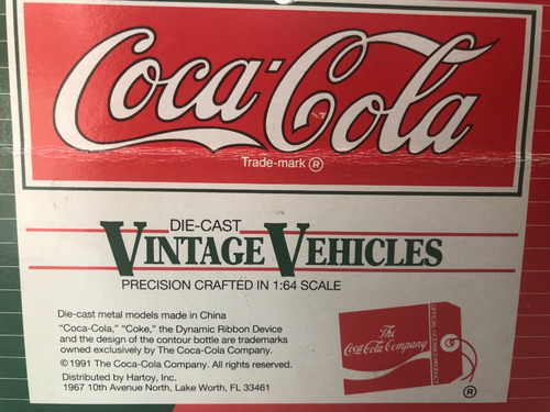 Camión Coca Cola Edición Colección Metálico Escala 1:64 (Usado)