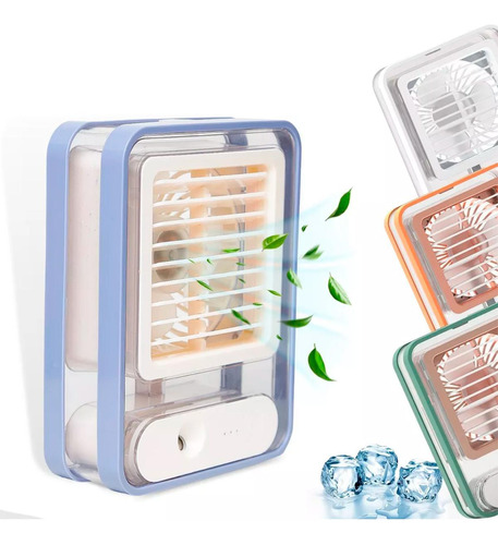 Mini Ventilador Portátil De Mesa Pessoal Spray De Água Névoa