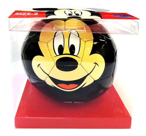 Pelota Handball Nº2 Con Caja - Mickey Mouse