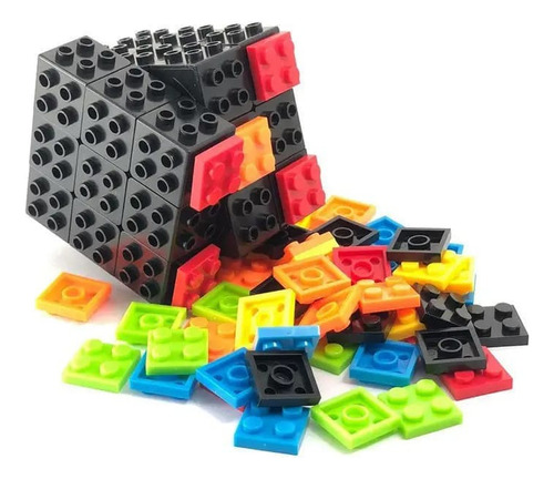 Cubo Rubik Rompecabezas Mágico 3x3 Lego Regalo Niño Niña