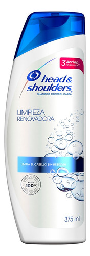 Shampoo Head & Shoulders Limpieza Renovadora en botella de 375mL por 1 unidad