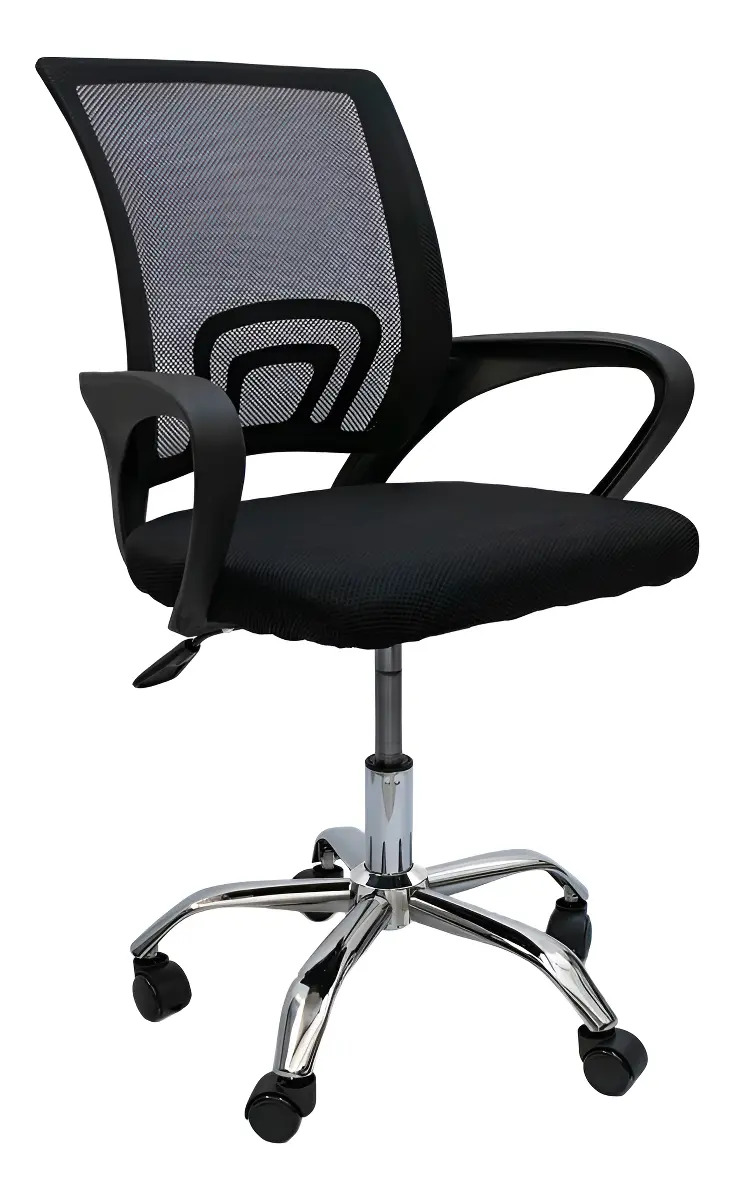 Silla Escritorio Ejecutiva Ergonómica Oficina Color Negro Material del tapizado Malla