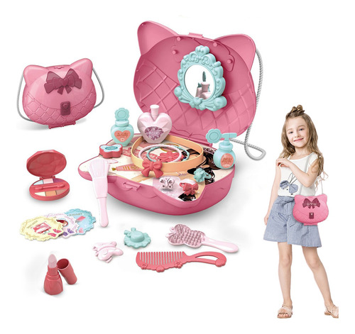 Juego De Juguetes Para Niños Play House, Bolso De Belleza De