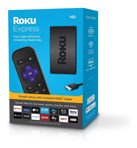 Roku Express Nuevo Modelo 3930 Reproductor Smart Full Hd Box