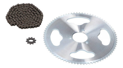 Kit De Cadena Y Piñón, 80t, 25h, 34 Mm, 3 Orificios, Piñón 1