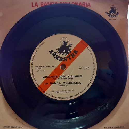 Roberto R. Fraga River Vamos Millonarios Vinilo 9 Simple (Usado)