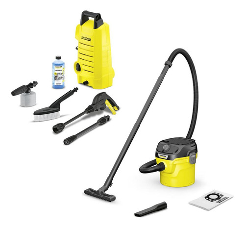 Combo Aspiradora Kwd1 + Hidrolavadora Karcher