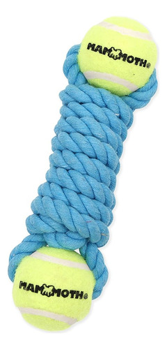 Mammoth Flossy Chews Twister Rope Toy Con Pelotas De Tenis J