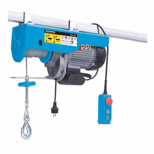 Aparejo Electrico 250/500kg 12mt Cable Gamma Comando Distanc