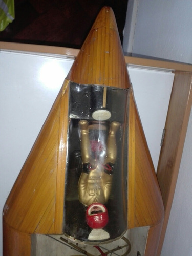 Lancha Rc Solo Casco De Madera Medidas 70 X 30 Antiguo (Usado)
