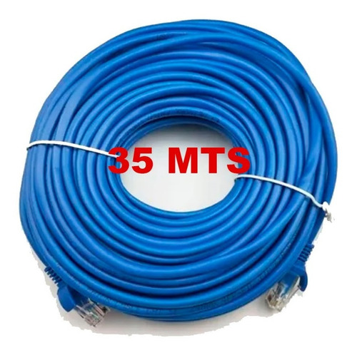 Cable De Red 35 Mts Utp  Para Internet Modem Pc Consola Etc 