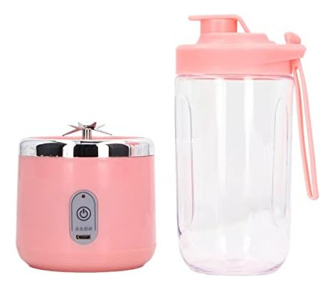 Exprimidor De 300 Ml Portátil 6 Cuchillas Recargable Taza Pe