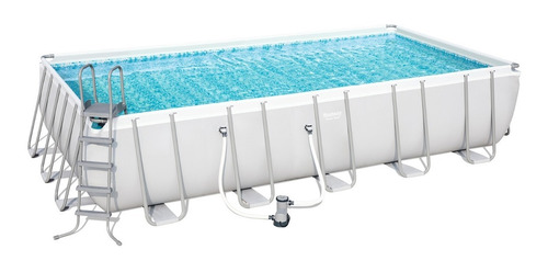 Piscina Estruturada 26.845l Com Filtro Cobertura Escada Lona