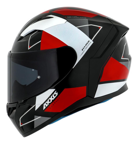 Capacete Masculino Axxis Segment Switch Preto Moto Fechado 