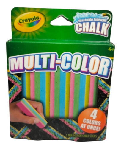 Tizas Multicolores 4 Colores En Uno Crayola