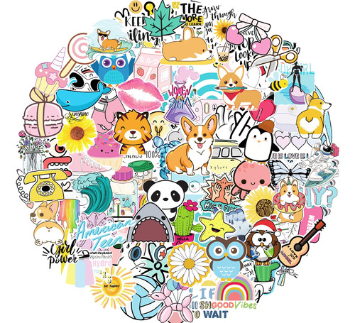 Apakkai 1200 Pcs Stickers For Kids, Cute Water Bottle Gqwfp