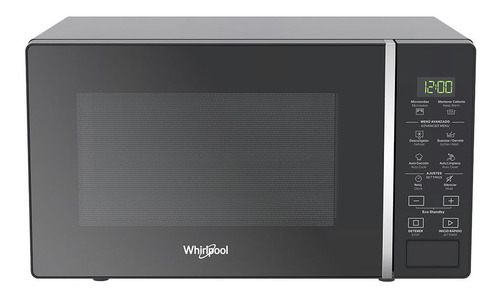 Combo Whirlpool Microondas 20l Negro Y Nevera Top Mountt 257