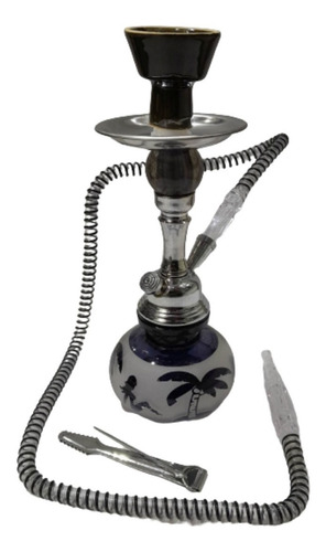 Imagen 1 de 8 de Narguile Pipa Agua Narguila Shisha Hookah 1 Manguera 28 Cm.