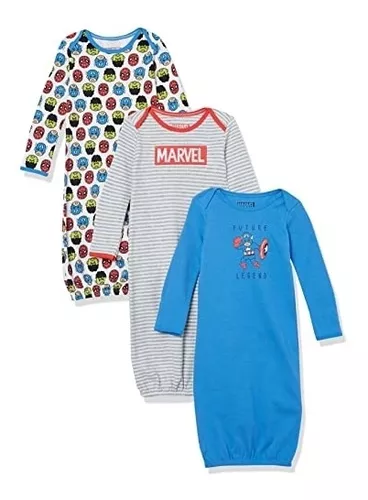 Ropa Para Bebé Paquete De 3 Batas Para Dormir Talla 6 Meses