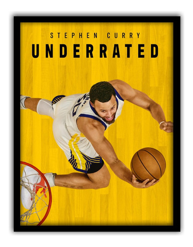 Cuadro Stephen Curry - Basquet  30x40 Cm