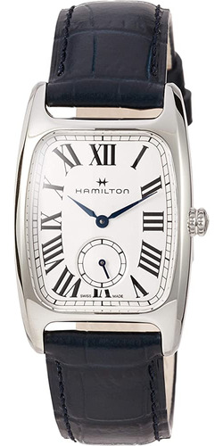 Reloj De Cuero Azul Para Mujer Hamilton Boulton L H13421611