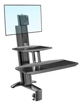 Comprar Soporte Escritorio Monitor Y Teclado 17-32. Myshopuruguay! Color Negro