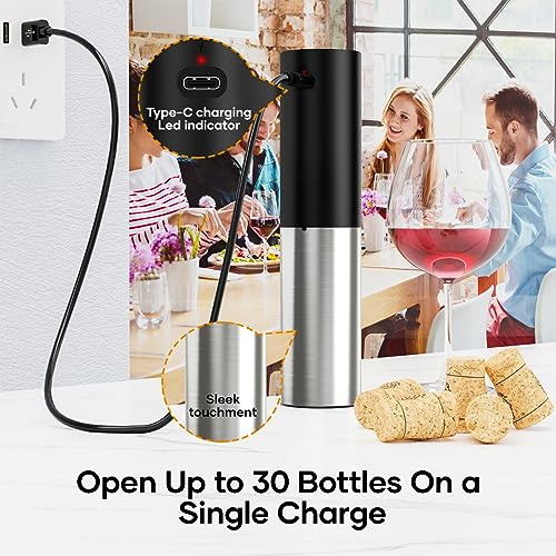 Abridor De Vino Eléctrico, Abrebotellas De Vino Recargable,
